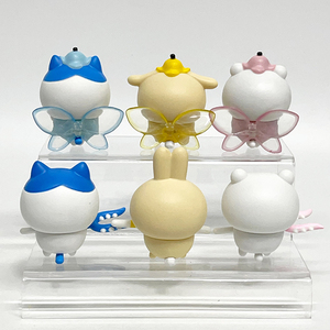 Happy Friends Joke Bear, Figura de Acción de Anime <span class=keywords><strong>Manga</strong></span>, Estatuas de PVC, Caja Misteriosa Ciega, Juguetes, Manualidades de Plástico - Product Image 5