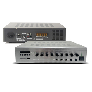 Bộ khuếch đại trộn 70V/100V với độ trễ tiếng vang Bộ Loa Treo Tường 2 Chiều Hệ thống âm thanh nhà thờ Hồi giáo hoàn chỉnh - Product Image 1