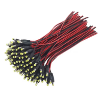 Câble d'alimentation 12V 5.5*2.1mm DC Mâle-Femelle vers Fil Ouvert, Assemblage de Câblage Électrique de Remplacement pour Caméra de Surveillance et Téléviseur