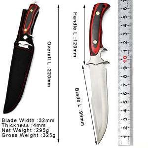 Couteau de survie pliable WINLEE Jungle Hero de qualité industrielle, en acier D2, avec manche en bois, vente en ligne de haute qualité - Product Image 6