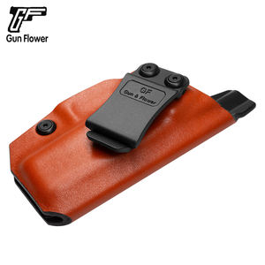 Gun & Bloem Versnelling Kydex <span class=keywords><strong>Holsters</strong></span> Case Met Lederen Buiten Compatibel Met Meest Pistool Modellen - Product Image 3