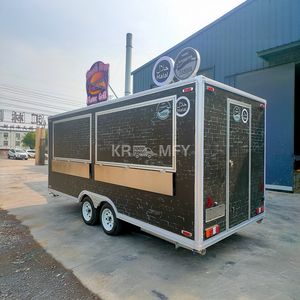 Remolques de Comida Móviles 2025, Estilo Europeo Retro Chino, Freidora, Carrito de Comida al Aire Libre, Camión de Comida en Venta - Product Image 6