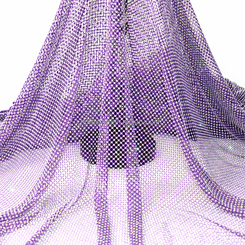 High Quality Pearls Tulle Grid Sequin