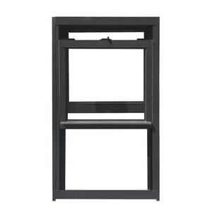 Alliage d'aluminium Résidentiel Double Verre Florida Approved Vertical Noir Simple/double Hung <span class=keywords><strong>Sling</strong></span> windows with Screen - Product Image 1