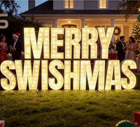 Lettres lumineuses LED en acier inoxydable en gros, 3ft, 4ft, 5ft, pour décorations de mariage intérieures, résistantes à l'eau et faciles à installer