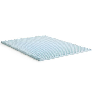 Memory Foam Mattress <strong>Topper</strong> <strong>Double</strong> <strong>Bed</strong> with Removable Cover Pressure Relief for Back Pain Bedroom &amp; Hotel Use - Product Image 2