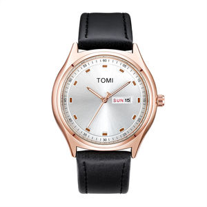 นาฬิกาข้อมือ <span class=keywords><strong>TOMI</strong></span> T030 ดีไซน์ใหม่สำหรับผู้ชาย สายหนัง หน้าปัดกระจกทรงกลม ระบบควอตซ์ แสดงวันที่อัตโนมัติ มีสินค้าพร้อมส่ง นาฬิกาแฟชั่นสำหรับทุกเพศ - Product Image 2