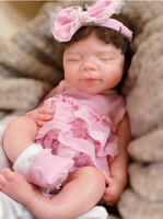 Poupée bébé fille réaliste en silicone lesté de 13 pouces, peinte à la main, anatomiquement correcte, douce et réaliste, jouet souple pour prématuré