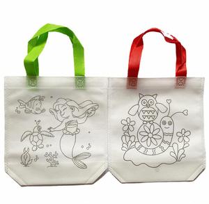 Bolsas de Compras Ecológicas de Bajo MOQ, Bolsas de Graffiti para Niños, Lindas Bolsas de Tela No Tejida para Manualidades - Product Image 5