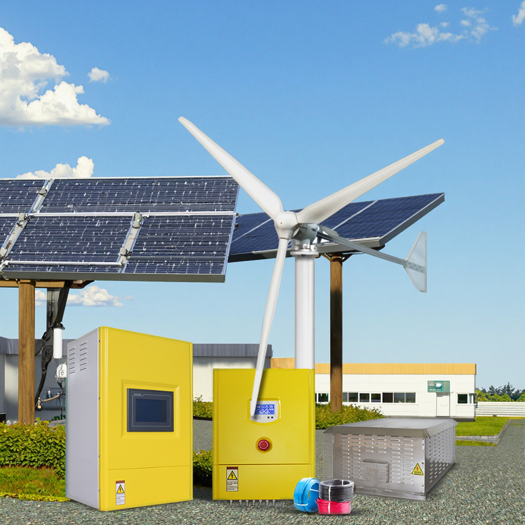 10KW гибридная Солнечная ветряная турбина, контроллер MPPT, литий-ионный аккумулятор для домашнего использования, корпорация технологий возобновляемых источников энергии