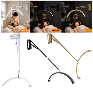 Lampe de plafond demi-<span class=keywords><strong>lune</strong></span> FOSOTO, extensible de 90 à 120 cm, lampe murale en forme de <span class=keywords><strong>lune</strong></span> pour les cils, le maquillage, la lumière de remplissage pour les tatoueurs, les salons de coiffure - Product Image 3