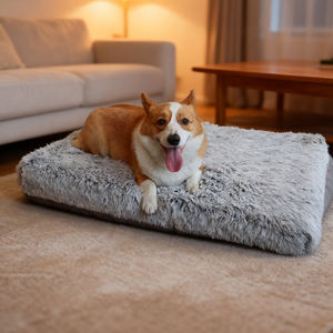 Alfombra de Dormir para Mascotas de Felpa Sólida de Lujo, Lavable, Extraíble, Duradera, con Esponja de Gran Soporte y Antideslizante, Venta al Por Mayor del Fabricante - Product Image 3