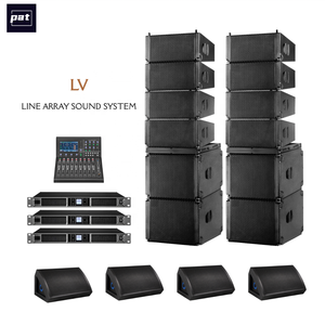 Pat LV Toàn Bộ Hệ Thống Đôi 10Inch Dòng Mảng 18Inch Loa Siêu Trầm Âm Thanh Thiết Bị Âm Thanh Cho Ngoài Trời Sống Sự Kiện Dj Buổi Hòa Nhạc Hệ Thống - Product Image 1