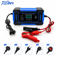 Chargeur de batterie de voiture 12V 6A direct fabricant, multi-prises, personnalisable OEM ODM, adaptateur de chargeur de batterie intelligent à réparation par impulsions