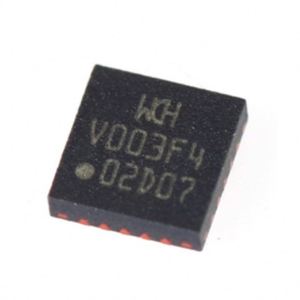 CH32V003F4U6  QFN-20 RISC-V ไมโครคอนโทรลเลอร์ 32 บิต - MCU  CH32V003F4U6 - Product Image 1