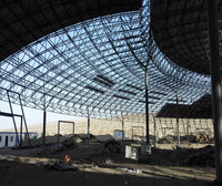 Pabellón Deportivo Interior Prefabricado de Acero Ligero con Servicios de Soldadura y Corte