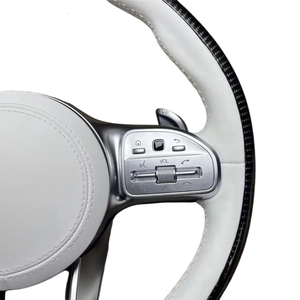 Volante Clásico de Cuero y Fibra de Carbono para <span class=keywords><strong>Mercedes</strong></span>-Benz GLC GLE GT - Para <span class=keywords><strong>Mercedes</strong></span> Benz Clase V W447 - Product Image 5