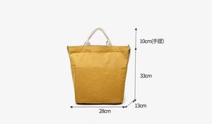 Solid Color Pure Cotton Canvas Tote <strong>Bag</strong> Oversized Minimalist Fashion Shoulder Carryall <strong>for</strong> College Students Washable <strong>Uni</strong> Student - Product Image 4