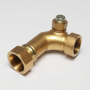 Suministro directo de fábrica Accesorios de compresión en T de latón de alta presión Superficie chapada en zinc para conexiones de fluidos de Plomería - Product Image 1
