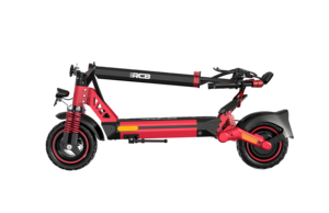 Scooter Eléctrico RCB D5 Rojo, Potente, de Aluminio, con Control por Aplicación, Resistente al Agua, Plegable, Velocidad de 45 km/h, Batería de Litio, 90-100 km de Autonomía - Product Image 2