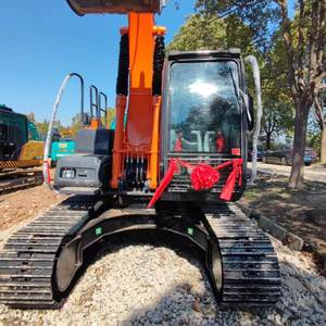 Excavadora pequeña HITACHI ZX120, excavadora de cadenas usada, precio bajo, envío gratis, nuevo modelo, hidráulica, agrícola, 12 toneladas - Product Image 4