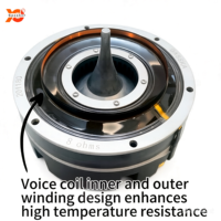 Tweeter à compression 4599 400W Néodyme 3,5 pouces 89mm Double bobine à enroulement interne/extérieur Accessoires pour haut-parleur