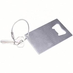 Custom Modern Ecofriendly Durable Stainless Steel Credit Card Shaped Portable Bottle Opener for Promotional <b>Gifts</b> - Product Image 5