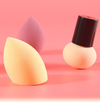 Ensemble d'éponges mélangeuses sans latex, coussin d'air sec, bouffée de poudre, éponge de maquillage de beauté, tête de champignon, ensemble d'œufs de maquillage
