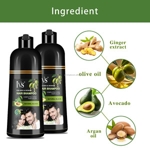 שמפו צבע לשיער בצבע חום כהה, צבע אבוקדו צבעוני, עדין, לא מגרה, קבוע, לגברים ונשים - Product Image 4