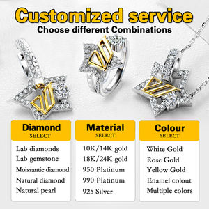 Bague en or jaune 18 carats 14 carats Bague en moissanite Bijoux fins Bague de fiançailles Proposition de mariage Mariage Personnalisable Banquet Anniversaire Cadeau - Product Image 5