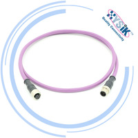 Cables Adaptadores NMEA2000 Roscados M12 con Revestimiento de PVC, Clasificación IP68, Compatibles con Garmin, Lowrance, Simrad, Electrónica Náutica