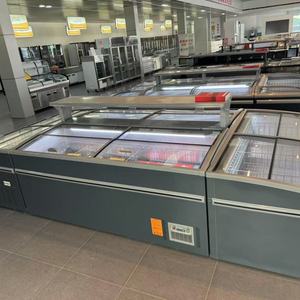 Congélateur combiné pour supermarché, type îlot, pour viande, congélateur et réfrigérateur commercial pour supermarché - Product Image 4