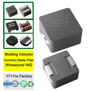 Inductor de potencia moldeado tipo cruzado para chip Cyntec-SMD 4R7 10uH, corriente nominal de 24A, 15A, 100 unidades para servidor UPS - Product Image 1