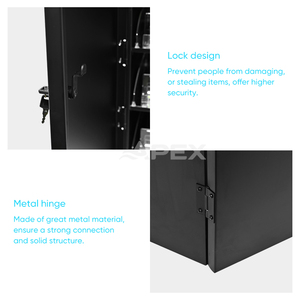 StX ustststogo etal 4 Tiers spisplay and tand ith ock - Product Image 5
