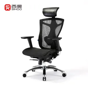 SIHOO-silla de oficina ergonómica con soporte Lumbar, sillón de oficina con altura ajustable Ergo, modelo V1, muestra gratis