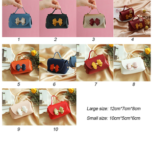 Sacs Cadeaux en Cuir PU pour <span class=keywords><strong>Mariage</strong></span>, Petites Sacoches à Main pour Invités, Boîtes Cadeaux Bonbons Chocolats de <span class=keywords><strong>Mariage</strong></span> avec Nœud, Décoration de Fête - Product Image 6