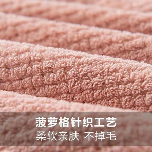 Gorro Secador de Pelo de Color Sólido, Engrosado, Absorbente y de Secado Rápido para Uso Doméstico - Product Image 4