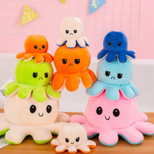 Juguetes de <span class=keywords><strong>peluche</strong></span> de <span class=keywords><strong>pulpo</strong></span> Reversible, superventas, baratos - Product Image 5