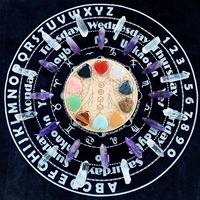 10 buah Set kristal HeartShaped penyembuhan batu alam dipoles batu permata cinta Reiki energi menyeimbangkan meditasi