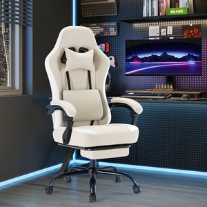 Ajunion Chơi Game Ghế 300lbs Nhiệm Vụ Nặng Nề Ghế Máy Tính Độc Lập Mùa Xuân Hệ Thống Racing Ghế Chống võng PC Ghế Bền Khung - Product Image 2