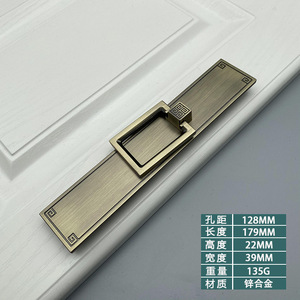 32mm Dooroom Furniture Handles Wardrobe Dresser <b>Cupboard</b> Cabinet Drawer Handle Modern American <b>Knob</b> <b>Black</b> Pulls - Product Image 5