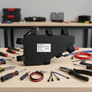 Аккумулятор для велосипеда, 2500 Вт, 3000 Вт, 5000 Вт, 8000 Вт, 48 В, 52 В, 60 В, 72 В, 20 А/ч, 28,8 А/ч, 30 А/40 А/ч, треугольный Аккумулятор для электровелосипеда - Product Image 2