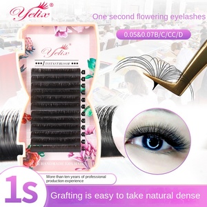 Européen Américain 3D Cheveux Synthétiques Naturels Longs Faux <span class=keywords><strong>Cils</strong></span> 0.05 Curling En Gros - Product Image 5