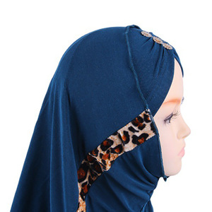 YD281 Vente chaude Foulard pour femme, Châles, Turbans arabes, Chapeaux, Écharpes ethniques élastiques, <span class=keywords><strong>Voile</strong></span>, Hijab musulman pour femme avec empiècements - Product Image 2