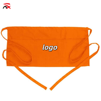 Tabliers de serveur publicitaires personnalisés de haute qualité, tablier de serveur commercial à mi-taille pour le travail des serveurs de restaurant