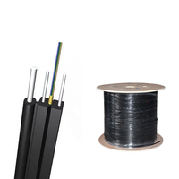 Cable de Fibra Óptica Gjyxch para FTTH, 2 km, 2 Hilos, con Soporte Autoportante