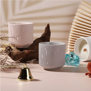 New Handmade Paraffin <strong>Wax</strong> Art Candles-Scented <strong>English</strong> Pear Freesia Glass Jar Romantic <strong>Cut</strong> Design <strong>for</strong> Valentine's Day Weddings - Product Image 2