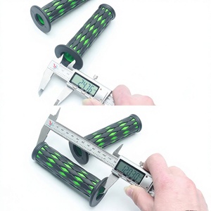 Cg125 - Fundas de goma para manillar de motocicleta, diseño de diamante, para scooters eléctricos y ciclomotores, piezas de repuesto - Product Image 2