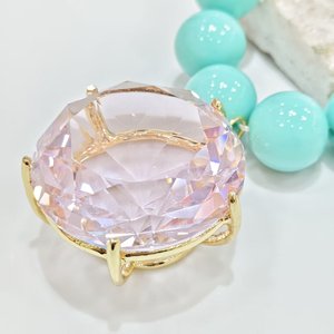 Trendige Bohème-Style Zinklegierung Harz-Perlen Seilkette 18K Vergoldeter Tropfen-Anhänger Halskette für Frauen Tägliches Tragen - Product Image 4