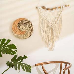 Hampton Style Décor Gris pour Salon Bureau Industriel Fil Décoratif <span class=keywords><strong>Macramé</strong></span> Tenture Magazine Minimaliste - Product Image 5